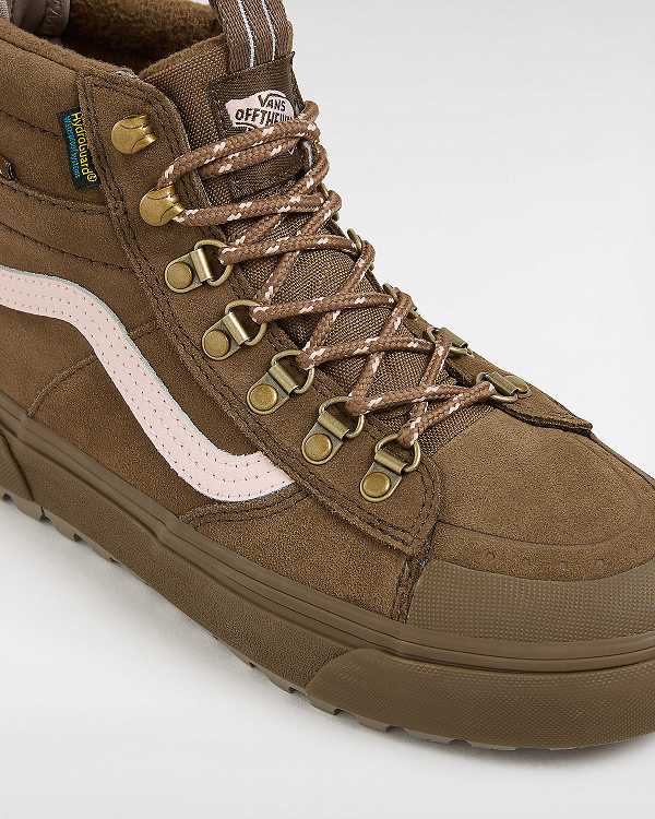 Brown Women Vans MTE Sk8-Hi Waterproof Shoes NZ | VN9641053