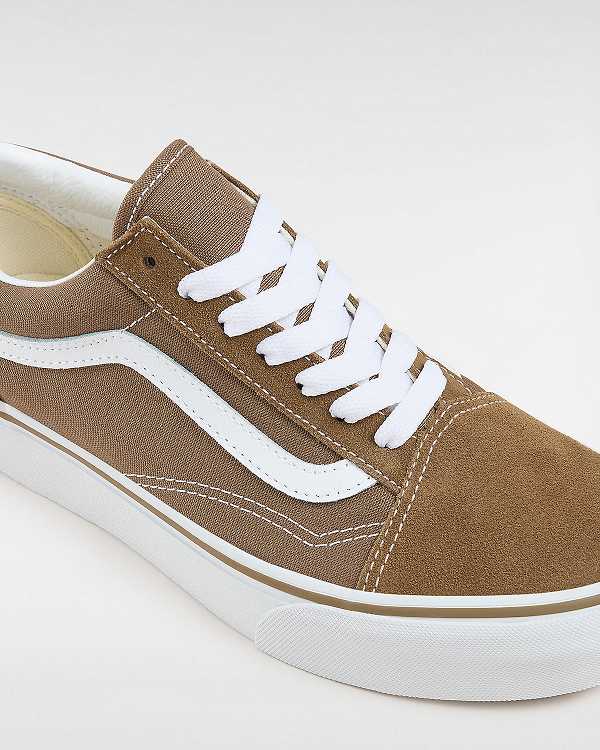 Brown Women Vans Old Skool Platform Shoes NZ | VN7583642