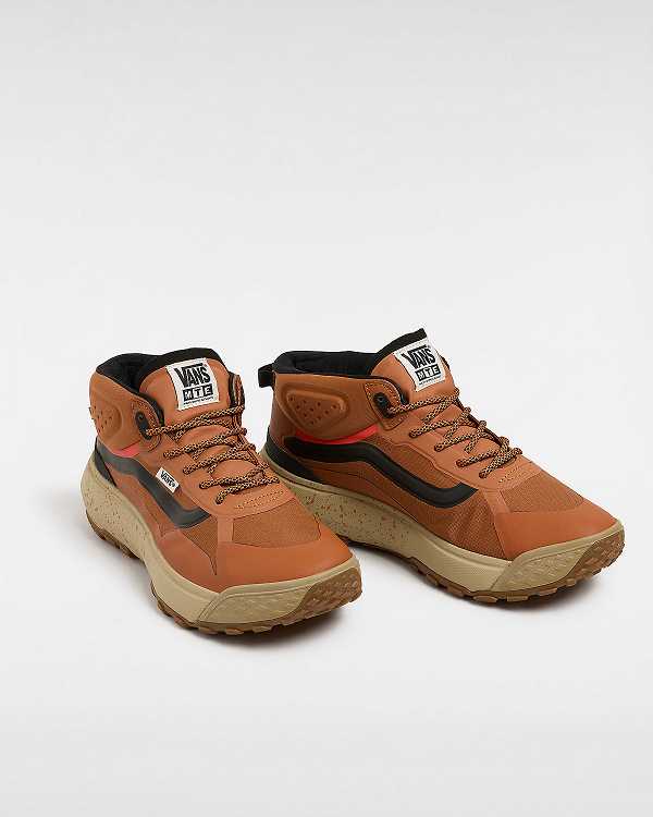 Brown / Orange Men Vans MTE Crosspath Mid Sneakers NZ | VN9028345