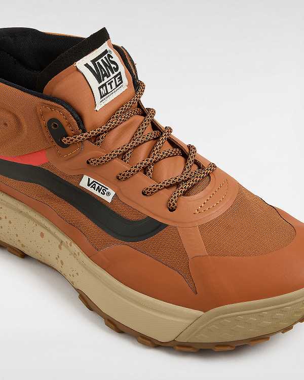 Brown / Orange Men Vans MTE Crosspath Mid Sneakers NZ | VN9028345