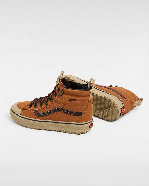 Brown / Orange Men Vans MTE Sk8-Hi DR Waterproof Shoes NZ | VN5289360