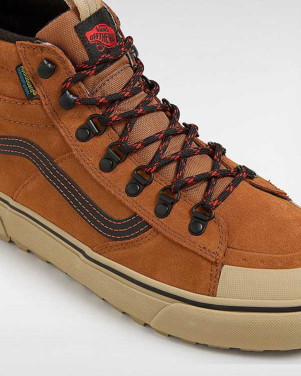 Brown / Orange Men Vans MTE Sk8-Hi DR Waterproof Shoes NZ | VN5289360