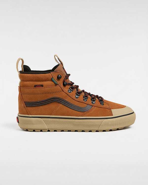 Brown / Orange Men Vans MTE Sk8-Hi DR Waterproof Shoes NZ | VN5289360