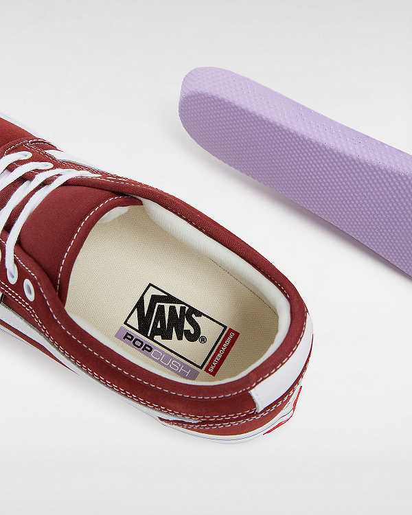 Burgundy Men Vans Chukka Low Sidestripe Skate Shoes NZ | VN8216790