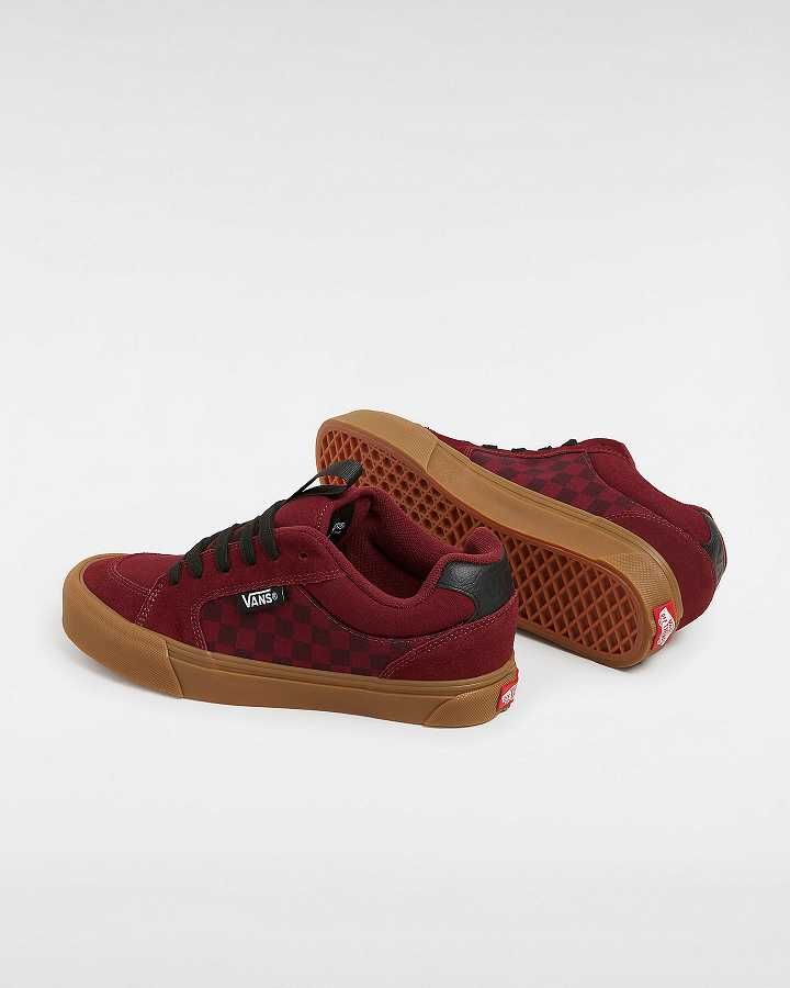 Burgundy Men Vans Chukka Push Sneakers NZ | VN2360589