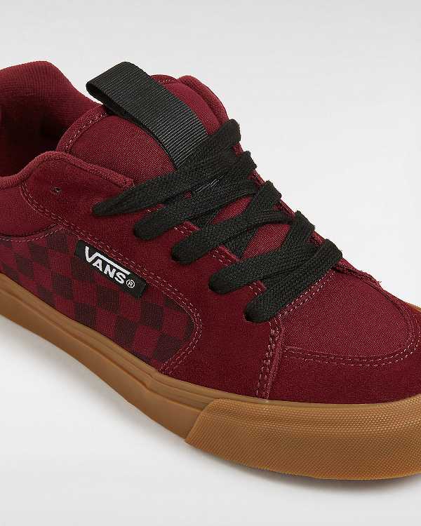 Burgundy Men Vans Chukka Push Sneakers NZ | VN2360589