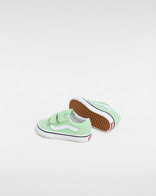 Green Kids' Vans Old Skool (1-4 Years) Sneakers NZ | VN4520983