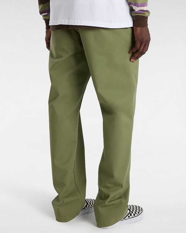 Green Men Vans Authentic Chino Relaxed Pants NZ | VN6740582