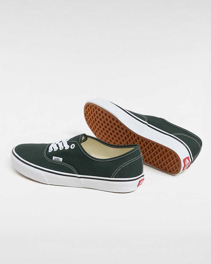 Green Men Vans Authentic Sneakers NZ | VN8905261