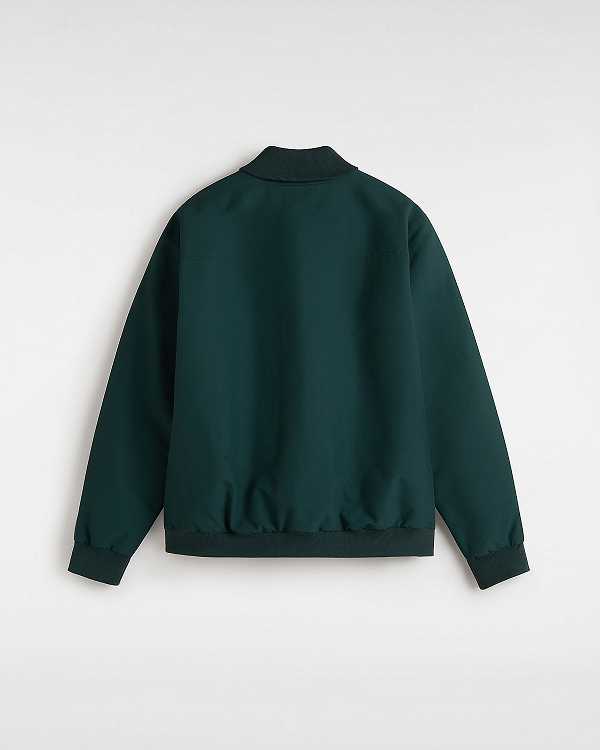 Green Men Vans Clifton Down Bomber Jackets NZ | VN4589073