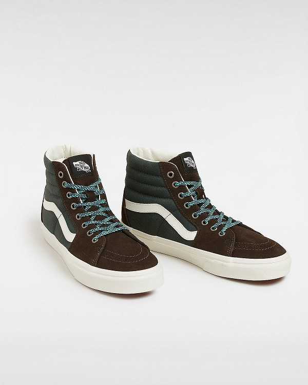 Green Men Vans Colour Theory Sk8-Hi Skate Shoes NZ | VN1340869