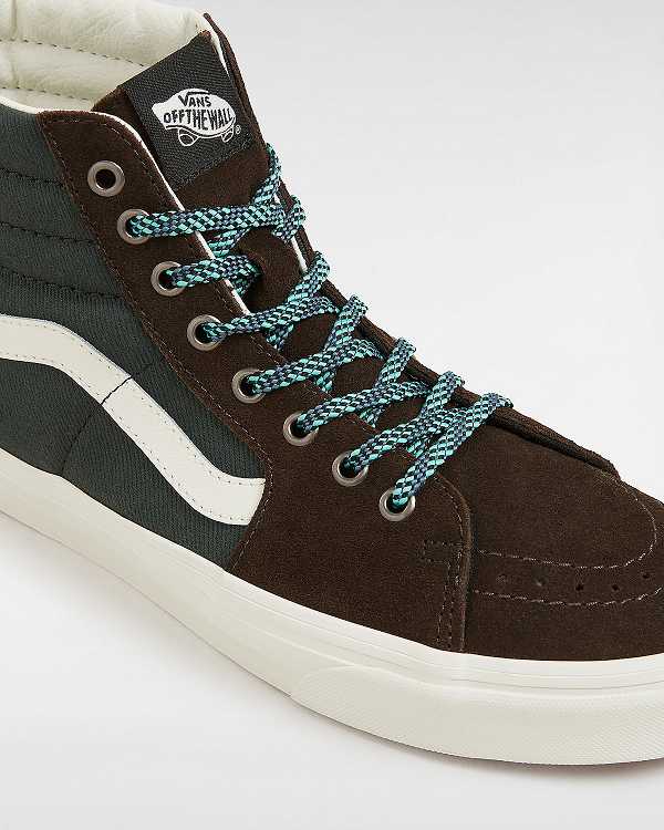 Green Men Vans Colour Theory Sk8-Hi Skate Shoes NZ | VN1340869