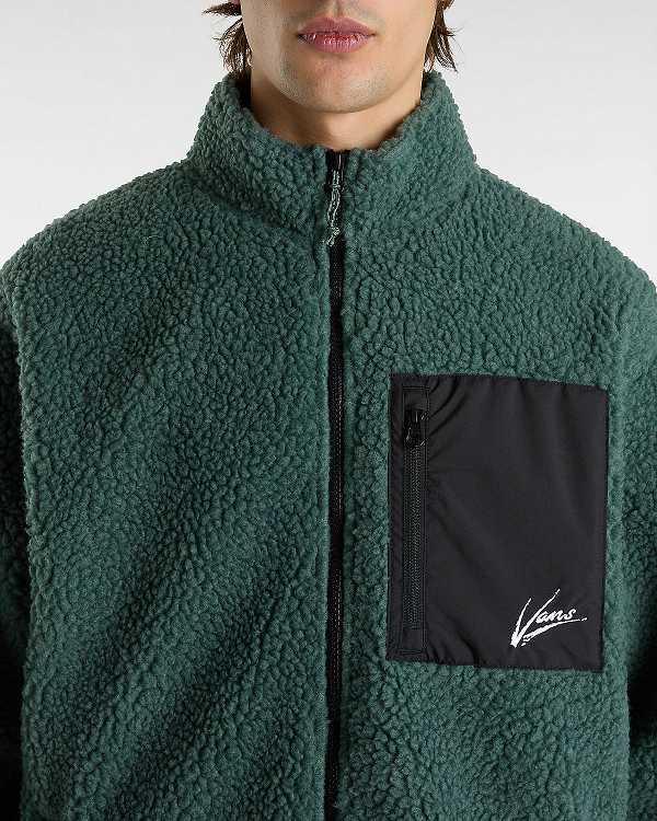 Green Men Vans Dettori Full Zip Jacket NZ | VN5238697