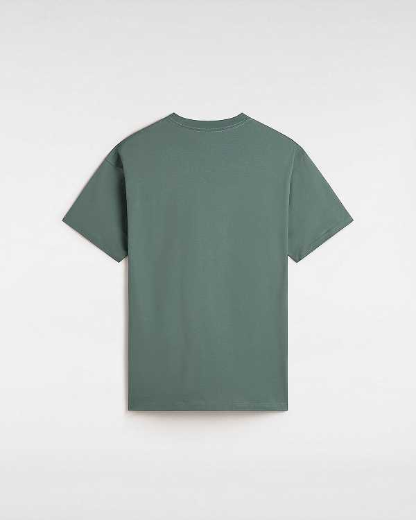 Green Men Vans Essential Loose T Shirts NZ | VN6792184