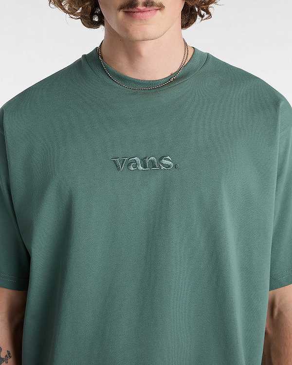 Green Men Vans Essential Loose T Shirts NZ | VN6792184