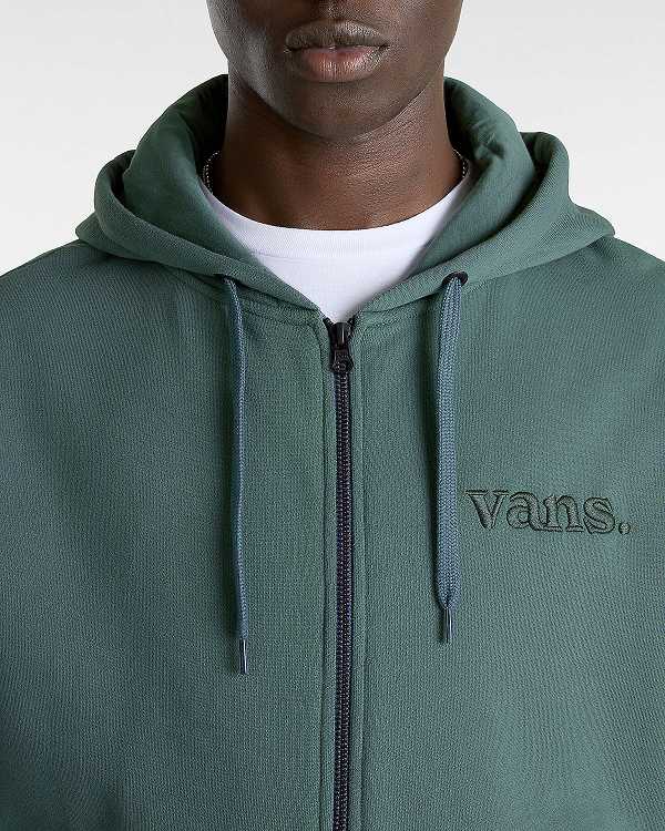 Green Men Vans Essential Relaxed Hoodie NZ | VN4298016