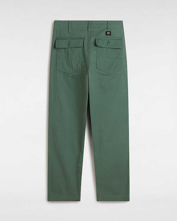 Green Men Vans Fatigue Loose Tapered Pants NZ | VN2109745