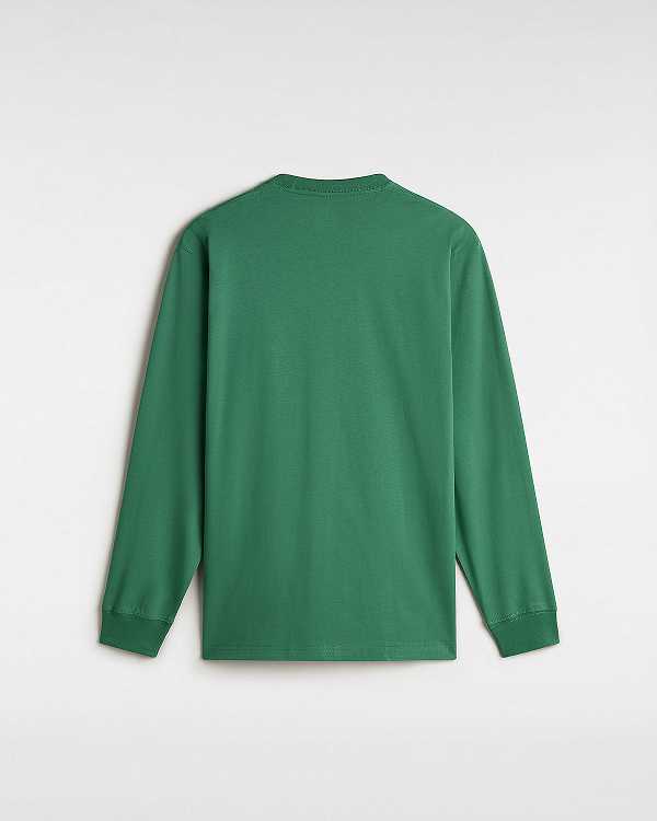 Green Men Vans Hi Stretch Long Sleeve T Shirts NZ | VN0847253