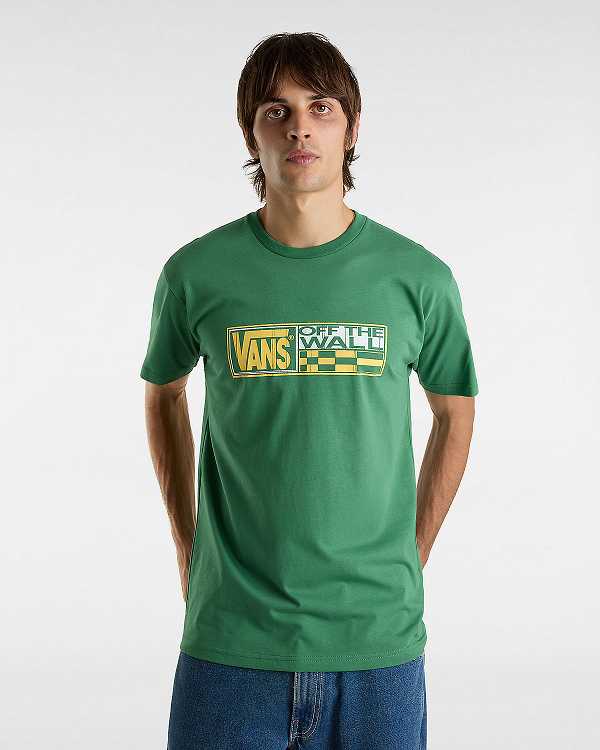 Green Men Vans Hi Stretch T Shirts NZ | VN6253971