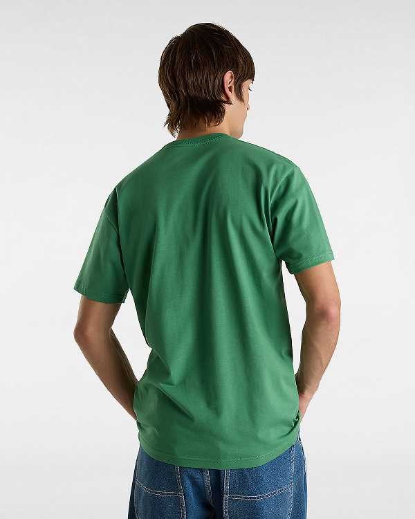 Green Men Vans Hi Stretch T Shirts NZ | VN6253971