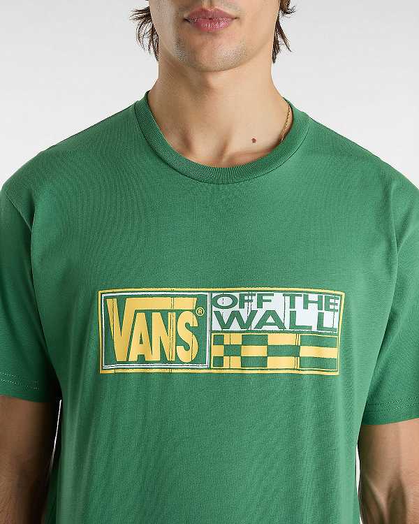 Green Men Vans Hi Stretch T Shirts NZ | VN6253971