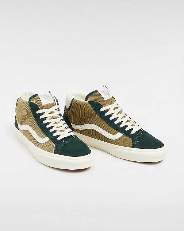 Green Men Vans Mid Skool 37 Sneakers NZ | VN9730564