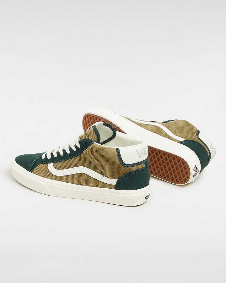 Green Men Vans Mid Skool 37 Sneakers NZ | VN9730564