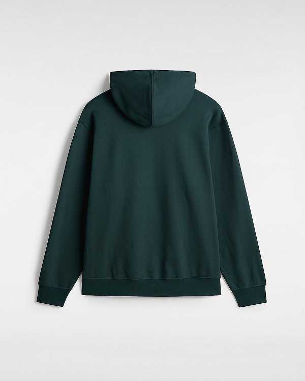 Green Men Vans Oval Loose Hoodie NZ | VN9861450