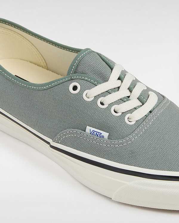 Green Men Vans Premium Authentic 44 Duck Canvas Shoes NZ | VN9870256