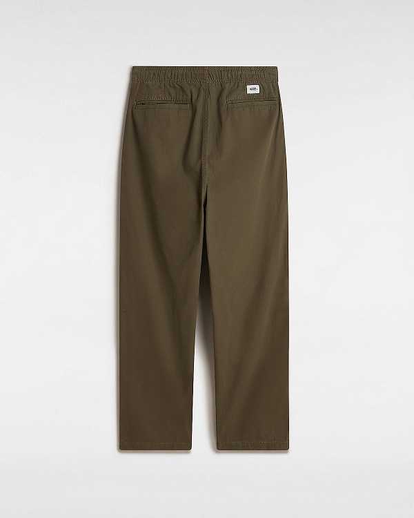 Green Men Vans Premium Twill Trouser Pants NZ | VN6549821