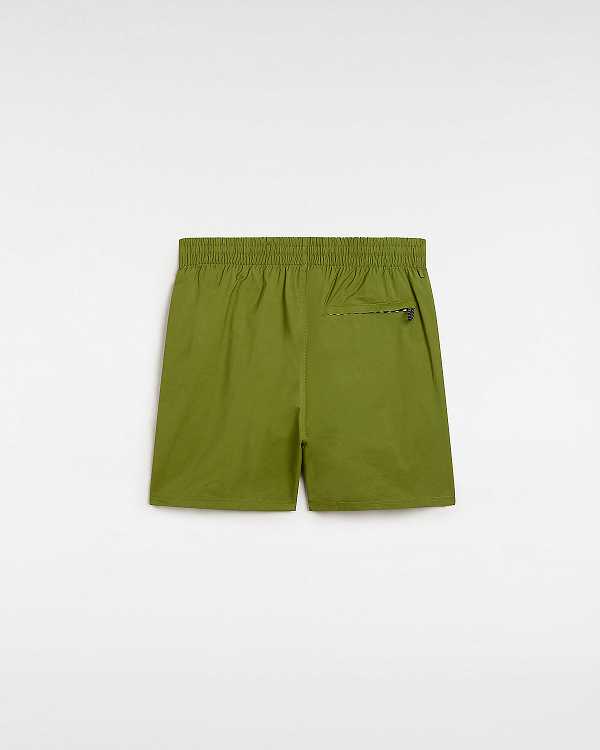 Green Men Vans Primary Solid Elastic Boardshorts NZ | VN2458769