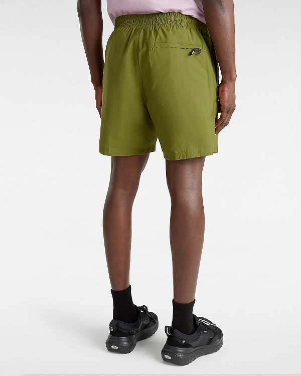 Green Men Vans Primary Solid Elastic Boardshorts NZ | VN2458769