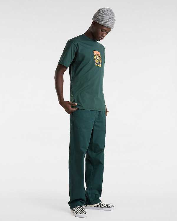 Green Men Vans Range Relaxed Elastic Pants NZ | VN5069472