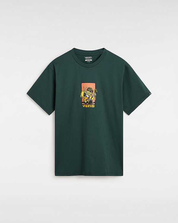 Green Men Vans Robbie T Shirts NZ | VN8051967