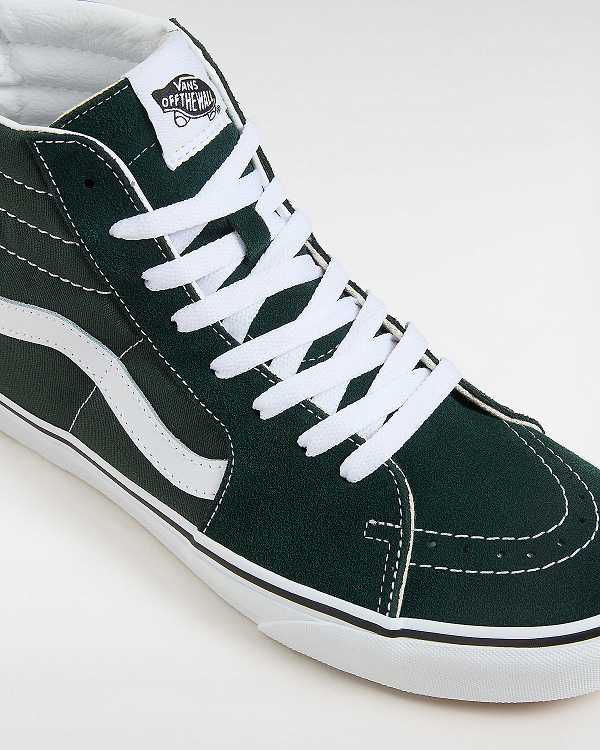 Green Men Vans Sk8-Hi Skate Shoes NZ | VN7369814