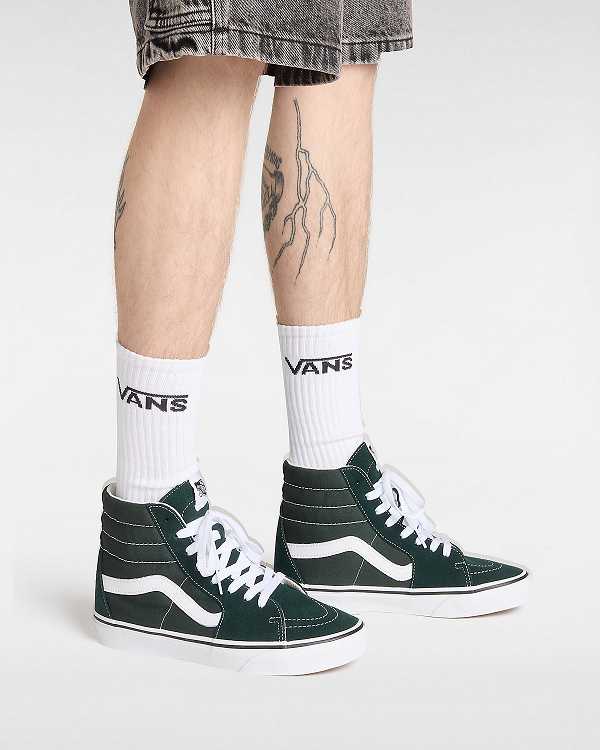 Green Men Vans Sk8-Hi Skate Shoes NZ | VN7369814