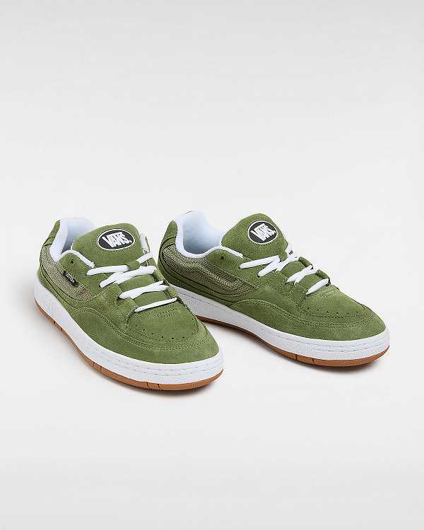 Green Men Vans Speed LS Skate Shoes NZ | VN4850319