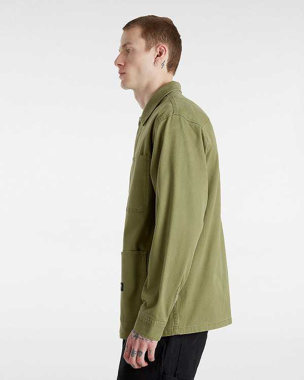 Green Men Vans Westfield Shacket Shirts NZ | VN8312560