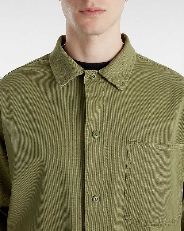 Green Men Vans Westfield Shacket Shirts NZ | VN8312560