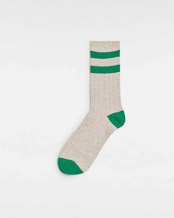 Green Unisex Vans Classic Crew (1 Pair) Socks NZ | VN4051236