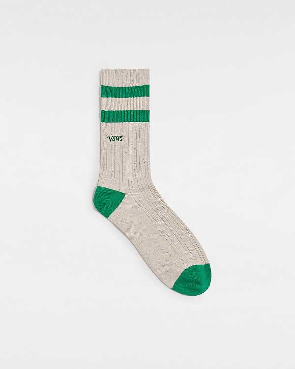 Green Unisex Vans Classic Crew (1 Pair) Socks NZ | VN4051236