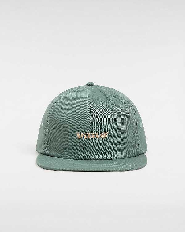 Green Unisex Vans Cushman Jockey Hats NZ | VN5618432