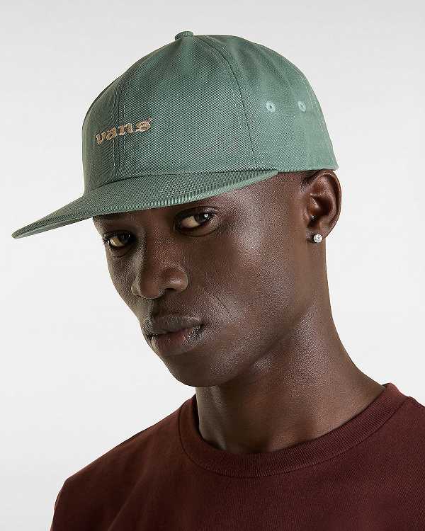 Green Unisex Vans Cushman Jockey Hats NZ | VN5618432