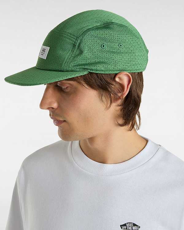 Green Unisex Vans Easy Patch Camper Hats NZ | VN4139287