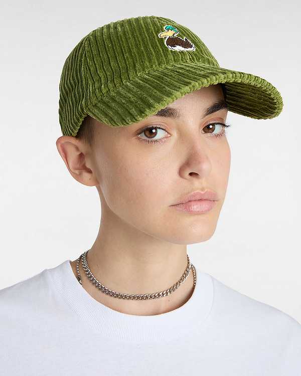 Green Unisex Vans Hosmer Curved Bill Hats NZ | VN2630791