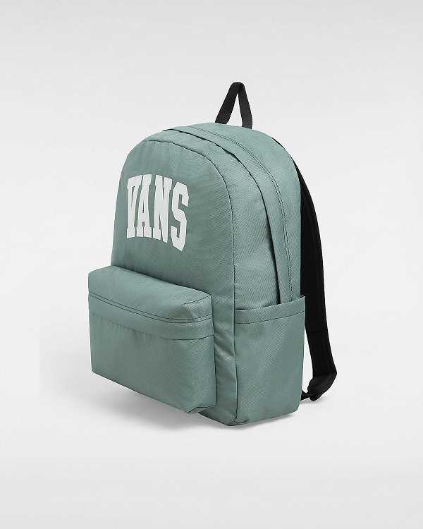 Green Unisex Vans Old Skool Backpacks NZ | VN3045762