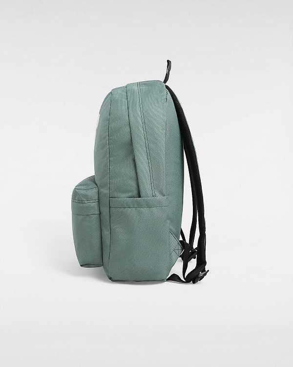 Green Unisex Vans Old Skool Backpacks NZ | VN3045762