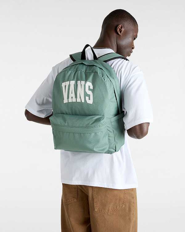 Green Unisex Vans Old Skool Backpacks NZ | VN3045762