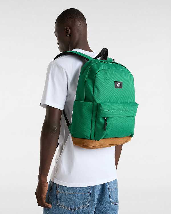 Green Unisex Vans Old Skool Sport Backpacks NZ | VN2063897