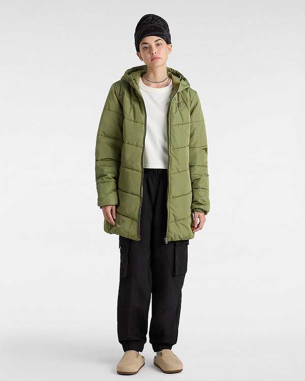 Green Women Vans MTE Foundry Long Jacket NZ | VN5612407